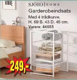 Harald Nyborg Sjöbo Home Garderobeindsats tilbud