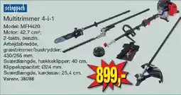 Harald Nyborg Scheppach Multitrimmer 4-i-1 tilbud