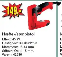 Harald Nyborg Hæfte-/sømpistol tilbud