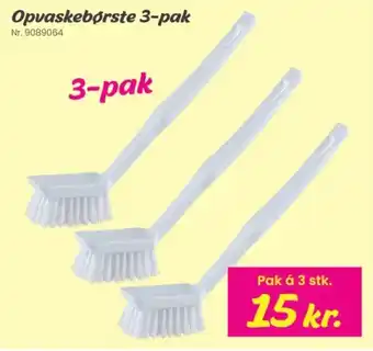 Opvaskebørste 3-pak