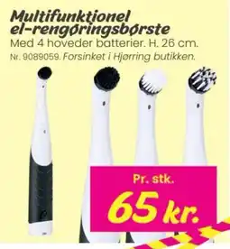 Hi five Multifunktionel el-rengøringsbørste tilbud