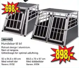 Harald Nyborg Branford hundebur til bil tilbud