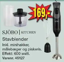 Harald Nyborg Sjöbo kitchen stavblender tilbud
