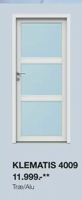 Bauhaus Hoveddør tilbud