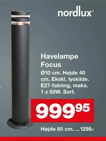 Havelampe Focus