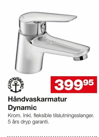 Bauhaus Håndvaskarmatur Dynamic tilbud