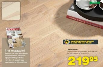 Bauhaus Lamelparket tilbud