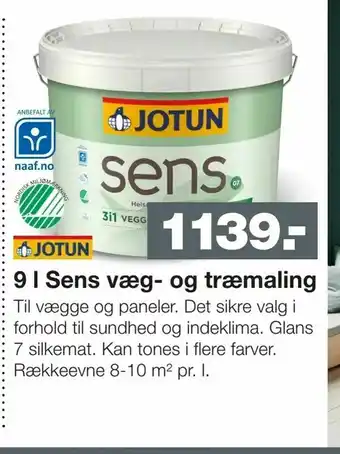 9 l Sens væg- og træmaling