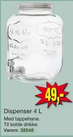 Harald Nyborg Dispenser 4 L tilbud