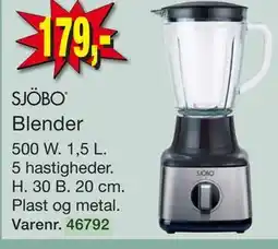 Harald Nyborg SJÖBO Blender tilbud