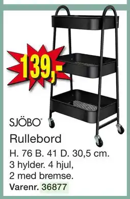 Harald Nyborg SJÖBO Rullebord tilbud
