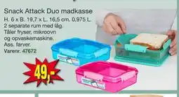 Harald Nyborg sistema Snack Attack Duo madkasse tilbud