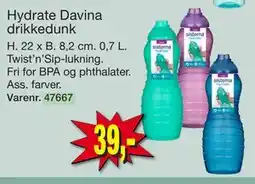 Harald Nyborg sistema Hydrate Davina drikkedunk tilbud