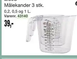 Harald Nyborg SJÖBO Målekander 3 stk tilbud