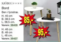Harald Nyborg SJÖBO | HOME Bord tilbud