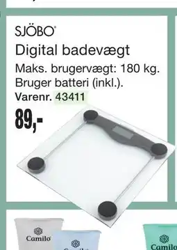 Harald Nyborg SJÖBO Digital badevægt tilbud