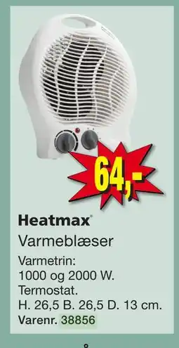 Harald Nyborg Varmeblæser tilbud