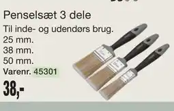 Harald Nyborg Penselsæt 3 dele tilbud