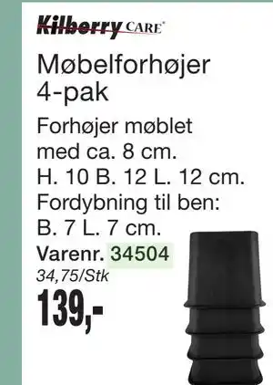 Harald Nyborg Møbelforhøjer 4-pak tilbud