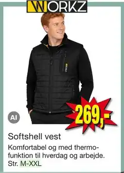 Harald Nyborg Softshell vest tilbud