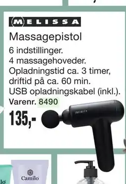 Harald Nyborg MELISSA Massagepistol tilbud