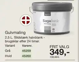 Harald Nyborg Gulvmaling tilbud