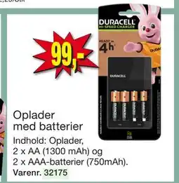 Harald Nyborg Oplader med batterier tilbud