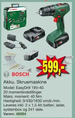 Harald Nyborg Akku. Skruemaskine tilbud