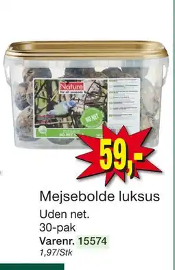 Harald Nyborg Mejsebolde luksus tilbud