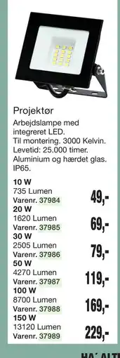 Harald Nyborg Projektør tilbud