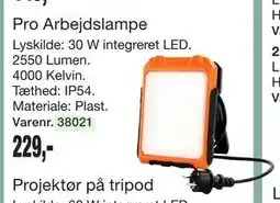 Harald Nyborg Pro Arbejdslampe tilbud