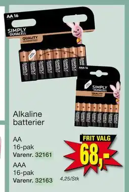 Harald Nyborg Alkaline batterier tilbud