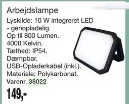 Harald Nyborg Arbejdslampe tilbud