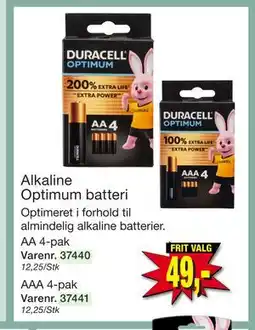 Harald Nyborg Alkaline Optimum batteri tilbud