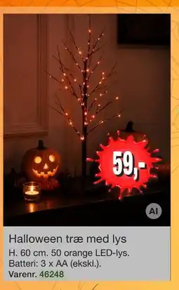 Harald Nyborg Halloween træ med lys tilbud