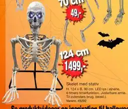 Harald Nyborg Skelet med stativ tilbud