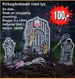 Harald Nyborg Kirkegårdssæt med lys tilbud