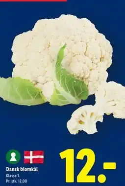 Lidl Dansk blomkål tilbud