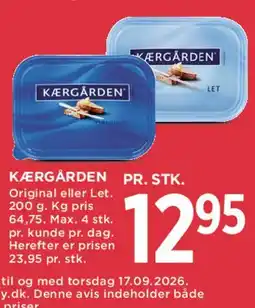 MENY Kærgården (Original eller Let) tilbud
