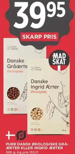 MENY Danske Grøærter / Danske Ingrid Ærter tilbud