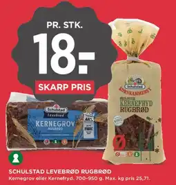 MENY Schulstad Levebrød rugbrød tilbud