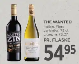 MENY The Wanted (vin) tilbud