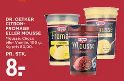 MENY Dr. Oetker Fromage / Mousse tilbud