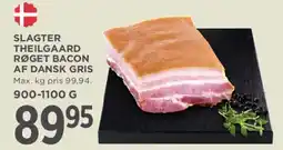 MENY Slagter Theilgaard røget bacon af dansk gris tilbud