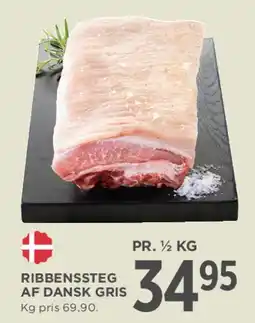 MENY Ribbenssteg af dansk gris tilbud