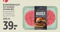 MENY Burgerboost af dansk oksekød tilbud