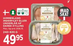 MENY Himmerland inderfilet eller underlår af dansk kylling tilbud