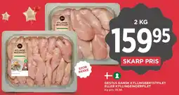 MENY Gestus dansk kyllingebrystfilet eller kyllingeinderfilet (stor pakke) tilbud