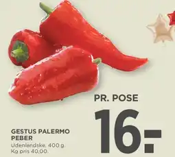 MENY Gestus Palermo Peber tilbud