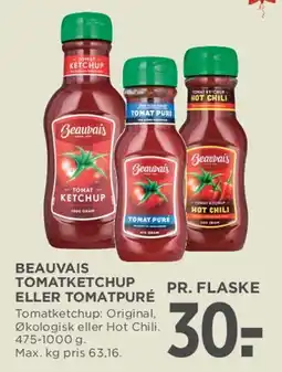 MENY Beauvais tomatketchup / tomatpuré tilbud